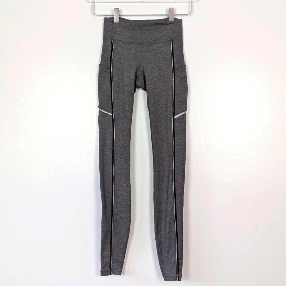Lululemon Speed Up Tight Leggings Women's 2 Gray